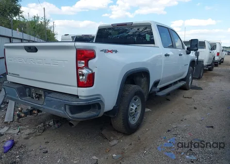 2021 Chevrolet Silverado 2500Hd 4Wd Standard Bed Wt из США, поврежденный, VIN 1GC1YLE78MF257530